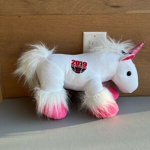 Toronto Raptors Basketball 2019 NBA Finals Champions Plush Unicorn White Pink
